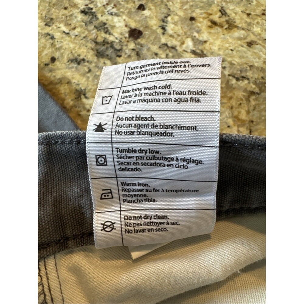 Carhartt Pants Mens 36x30 Gray Relaxed Fit Carpenter Canvas Workwear 102517-039 - Picture 6 of 9